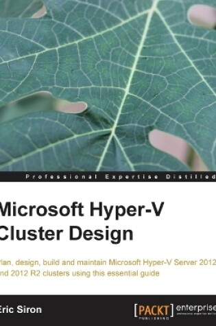 Cover of Microsoft Hyper-V Cluster Design