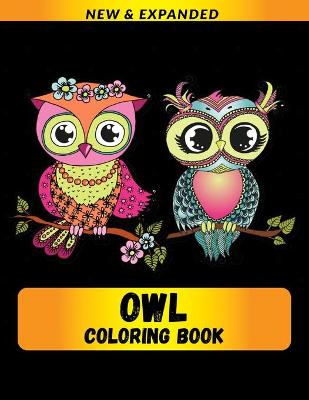 Book cover for Owl Coloring Book