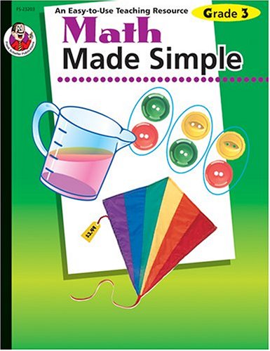 Book cover for Math Made Simple, Grade 3
