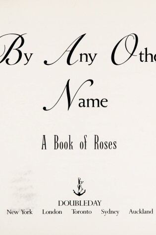 Cover of By Any Other Name