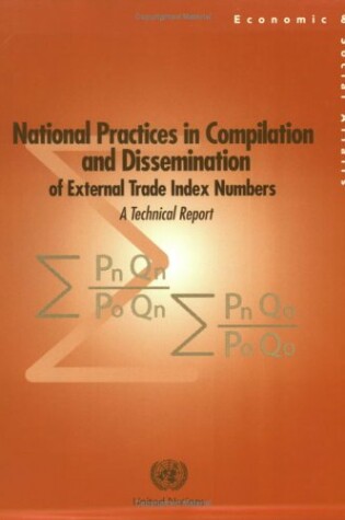 Cover of National Practices in Compilation and Dissemination of External Trade Index Numbers