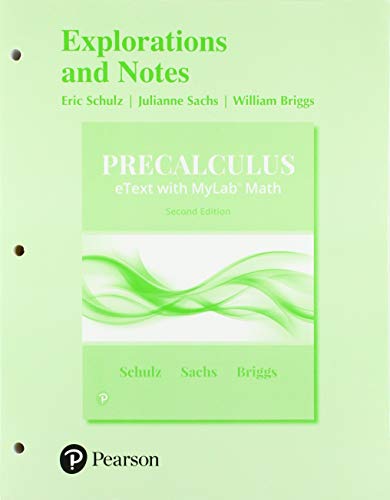 Book cover for Explorations and Notes for Precalculus