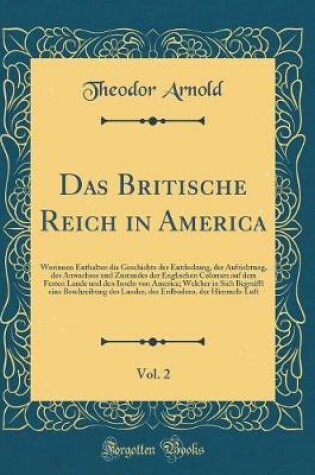 Cover of Das Britische Reich in America, Vol. 2