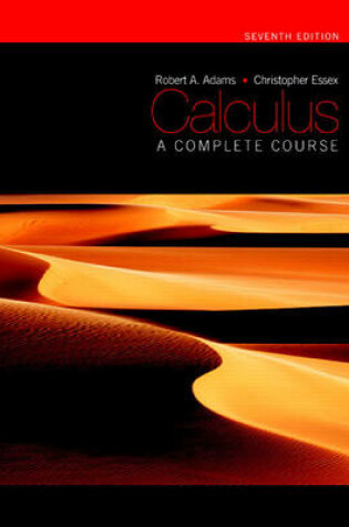 Cover of Calculus:A Complete Course with MathXL Student Access Card - 24 Month Access