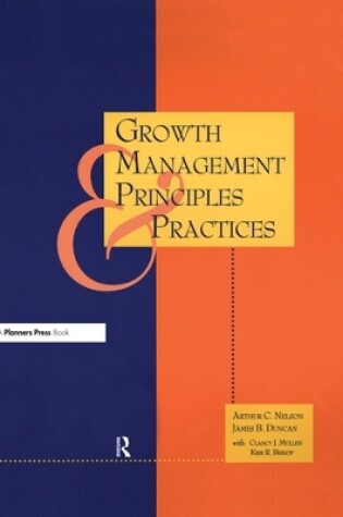 Cover of Growth Management Principles and Practices