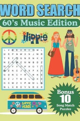 Cover of Word Search 60's Music Edition