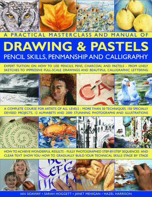 Book cover for A Practical Masterclass and Manual of Drawing and Pastels, Pencil Skills, Penmanship and Calligraphy