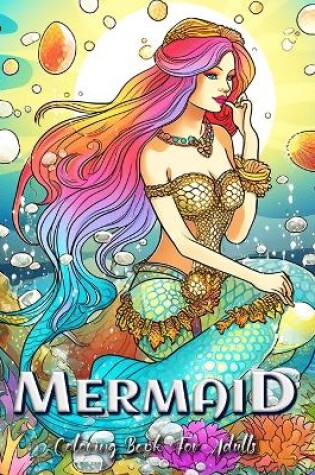 Cover of Mermaid Coloring Book for Adults