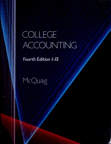 Book cover for College Accounting 4e Chapters 1 to 15ir