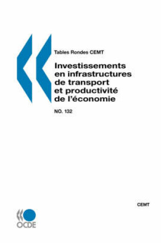 Cover of Tables Rondes CEMT No. 132 Investissements en infrastructures de transport et productivite de l'economie