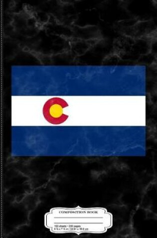 Cover of State of Colorado Flag Composition Notebook