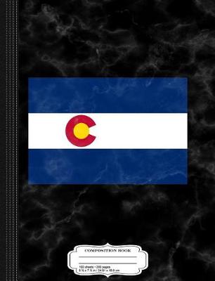 Book cover for State of Colorado Flag Composition Notebook