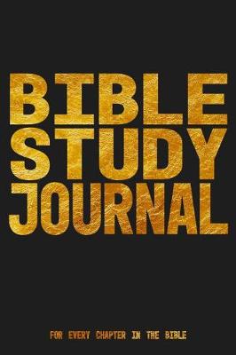 Book cover for Bible Study Journal for every Chapter in the Bible