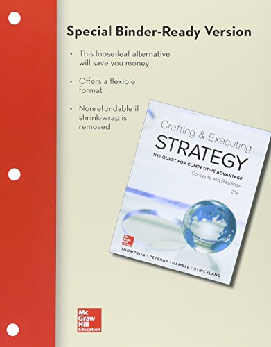 Book cover for LL: Crafting and Executing Strategy Cr with Bsg/Glo-Bus