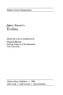 Book cover for Fanny Burney's Evelina