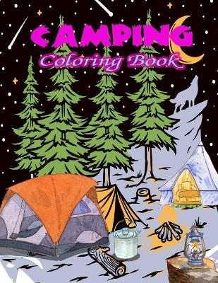 Book cover for Camping Coloring Book