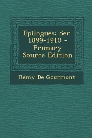 Cover of Epilogues