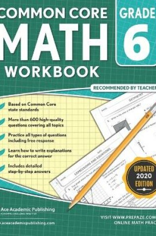 Cover of 6th grade Math Workbook