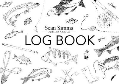 Book cover for Sean Simms Fishing Tackle Log Book