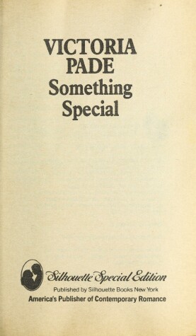 Book cover for Something Special