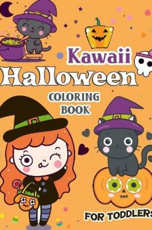 Cover of Kawaii Halloween Coloring Book for Toddlers