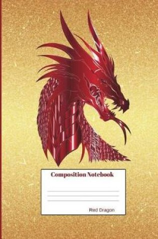 Cover of Composition Notebook Red Dragon