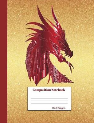 Book cover for Composition Notebook Red Dragon