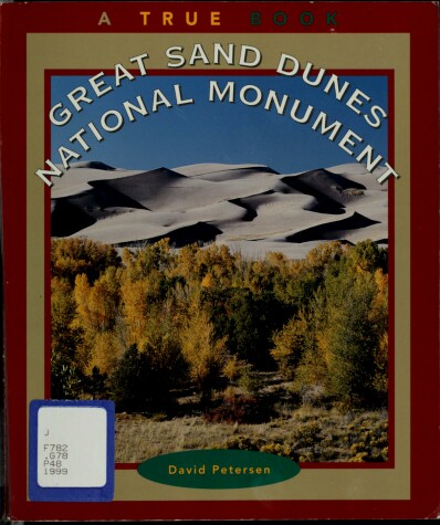 Book cover for Great Sand Dunes National Monument