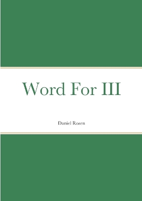 Book cover for Word For III