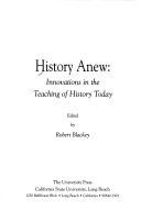 Cover of History Anew