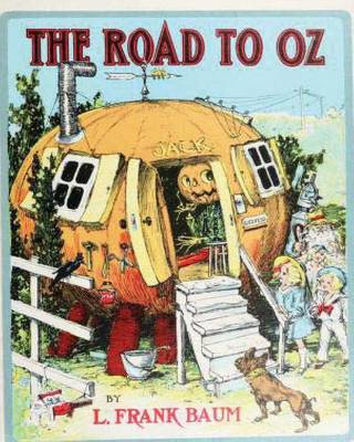 Book cover for The Road to Oz (1909), y L. Frank (Lyman Frank) Baum