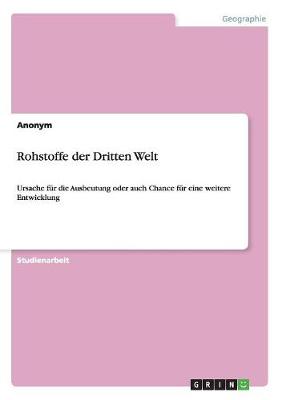 Book cover for Rohstoffe der Dritten Welt