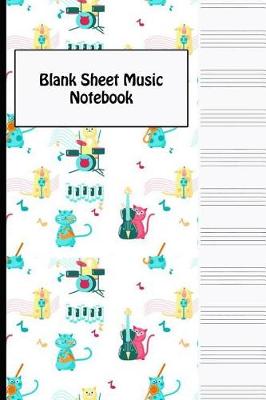 Book cover for Blank Sheet Music Notebook