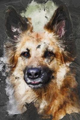 Book cover for German Shepherd Sitting Painting Journal