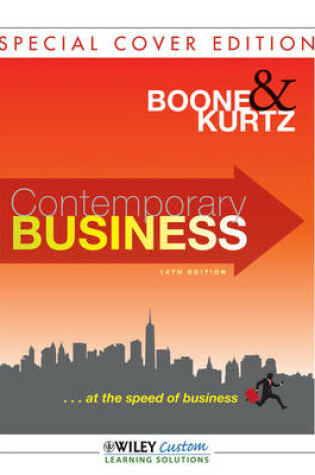 Cover of Contemporary Business, Special Cover Edition
