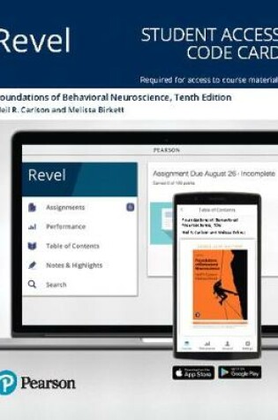 Cover of Revel for Foundations of Behavioral Neuroscience -- Access Card