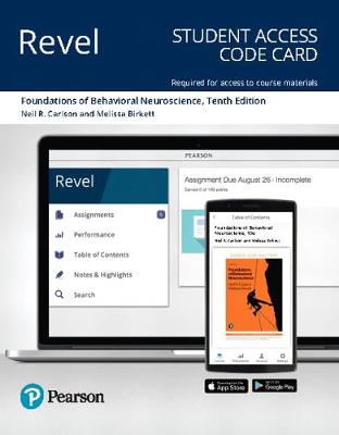 Book cover for Revel for Foundations of Behavioral Neuroscience -- Access Card