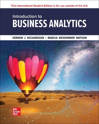 Book cover for Introduction to Business Analytics ISE