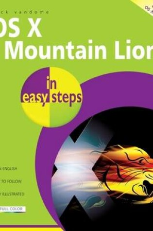 Cover of OS X Mountain Lion in easy steps