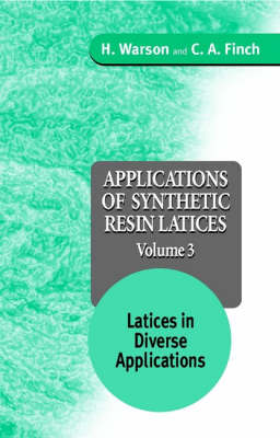 Book cover for Applications of Synthetic Resin Latices, Latices in Diverse Applications