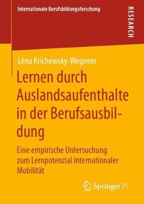 Cover of Lernen Durch Auslandsaufenthalte in Der Berufsausbildung