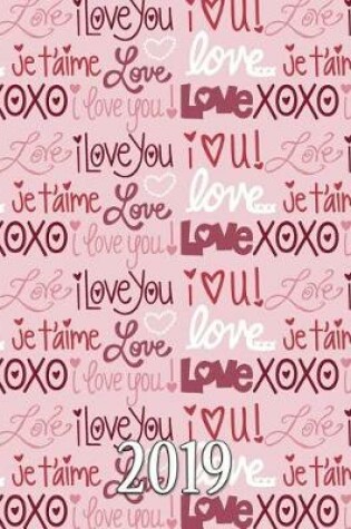 Cover of Love Affirmations I Love You, Je t'Aime, Xo, Hearts