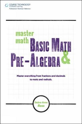 Book cover for Master Math: Basic Math and Pre-Algebra