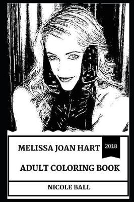 Book cover for Melissa Joan Hart Adult Coloring Book