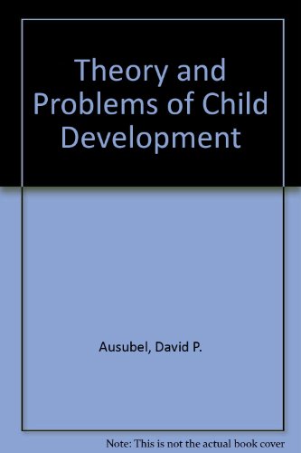 Book cover for Theory and Problems of Child Development