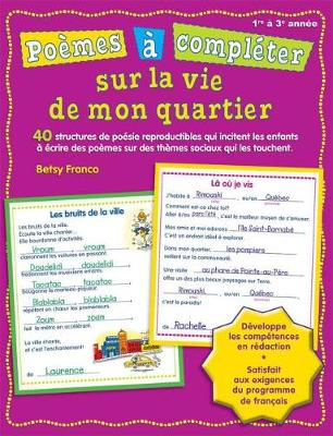 Cover of Poemes A Completer Sur La Vie Dans Mon Quartier