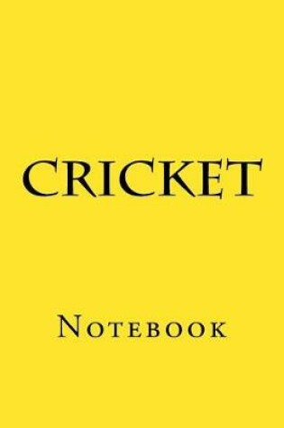 Cover of Cricket