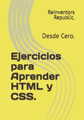 Book cover for Ejercicios para Aprender HTML y CSS.