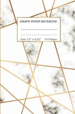 Cover of Graph Paper Notebook 7.5" x 9.25" 110 Pages