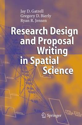 Book cover for Research Design and Proposal Writing in Spatial Science